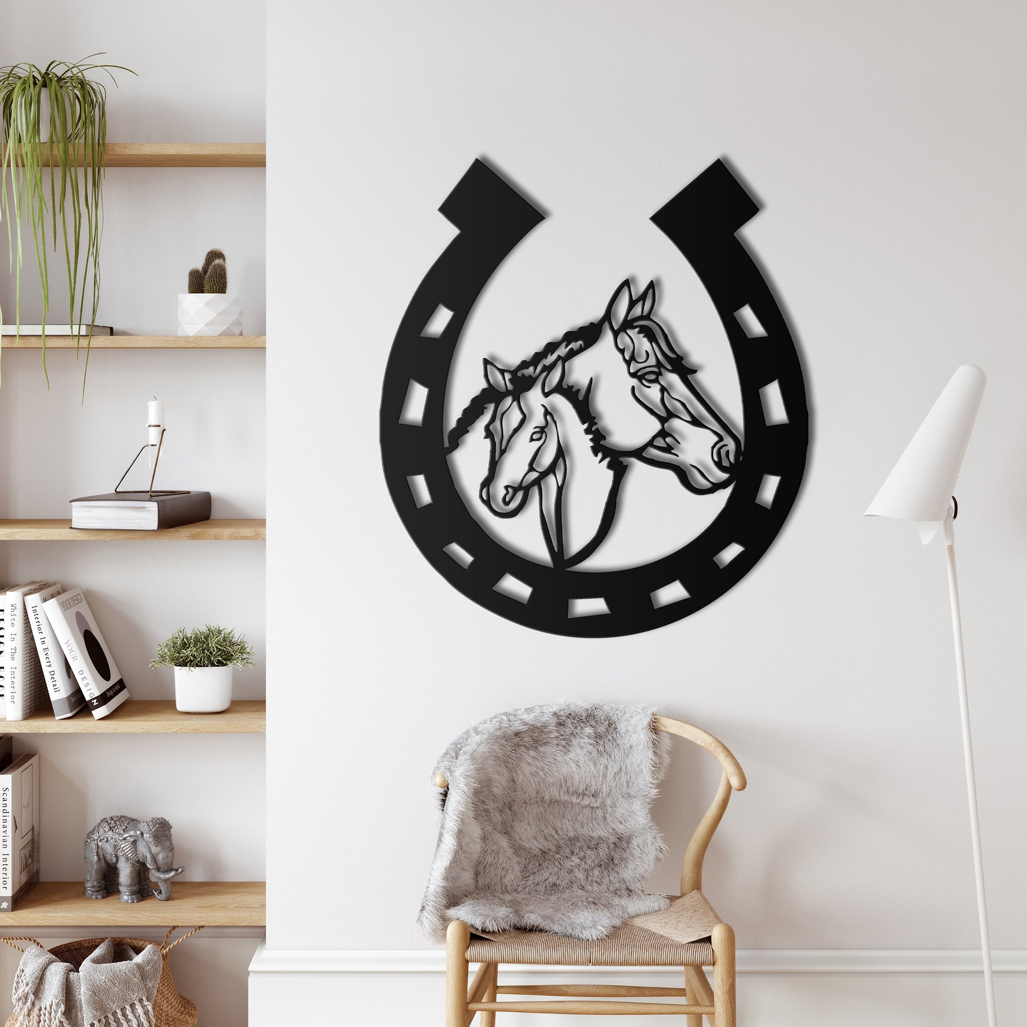 Art Mural metal, Chevaux Western | Art de Fer 39 - Fabrication jurassienne.