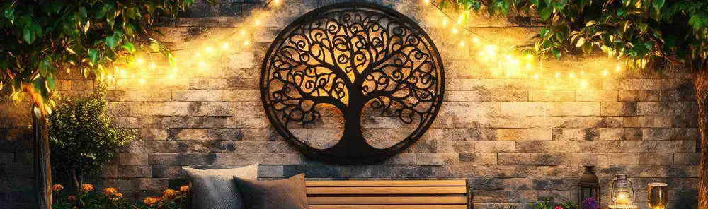 Creative Ideas for Using Tree of Life Metal Wall Art - Illustrated Guide | Dekadron