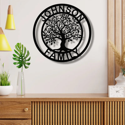 Family Tree Metal Wall Art: A Timeless Addition to Your Home