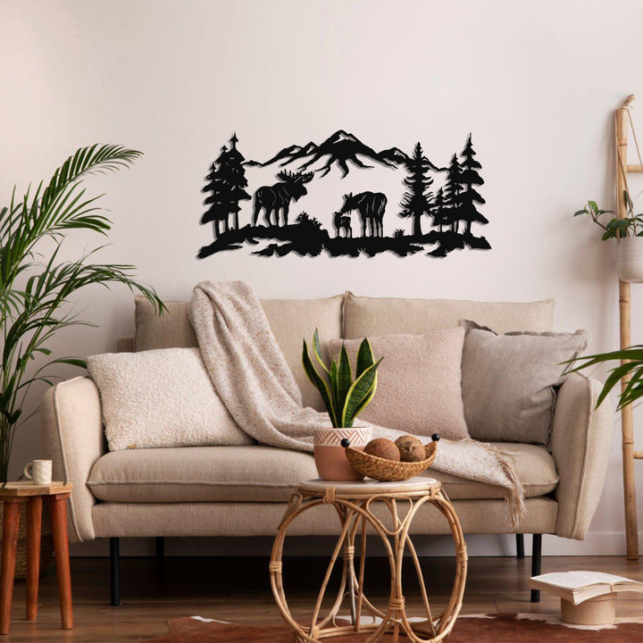 Moose Metal Wall Art - Decor available at Dekadron for $79.90