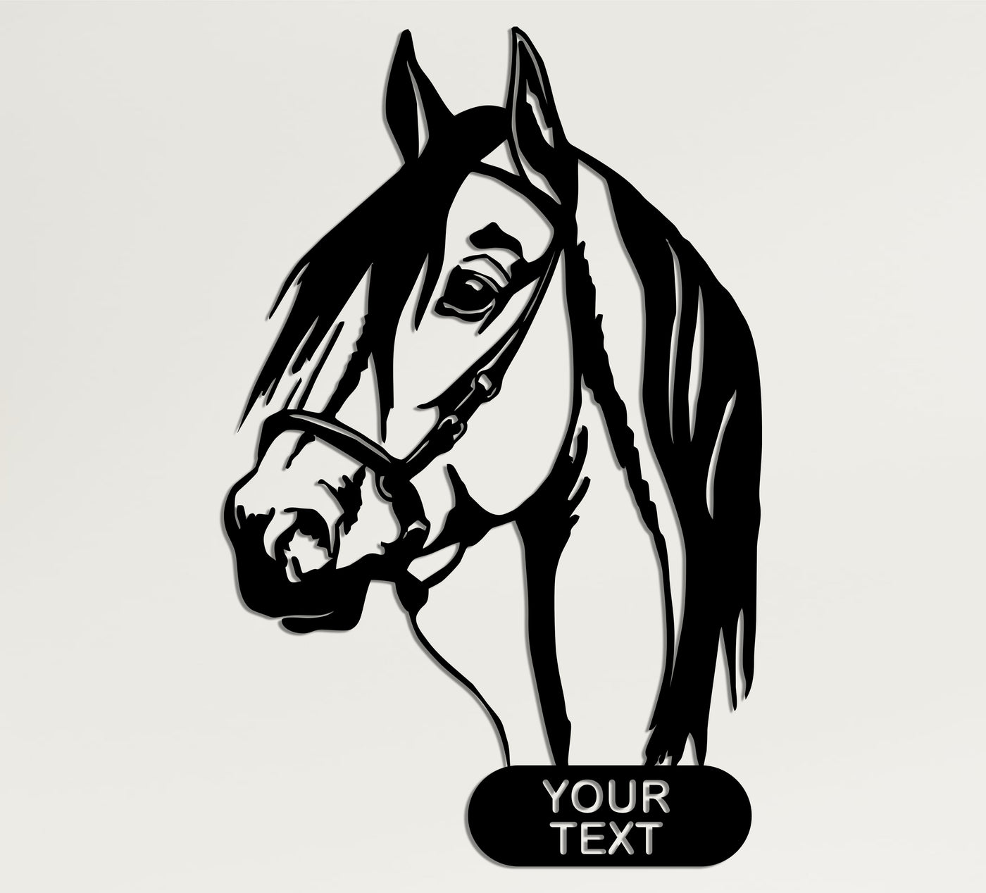 Personalized Horse Metal Wall Art