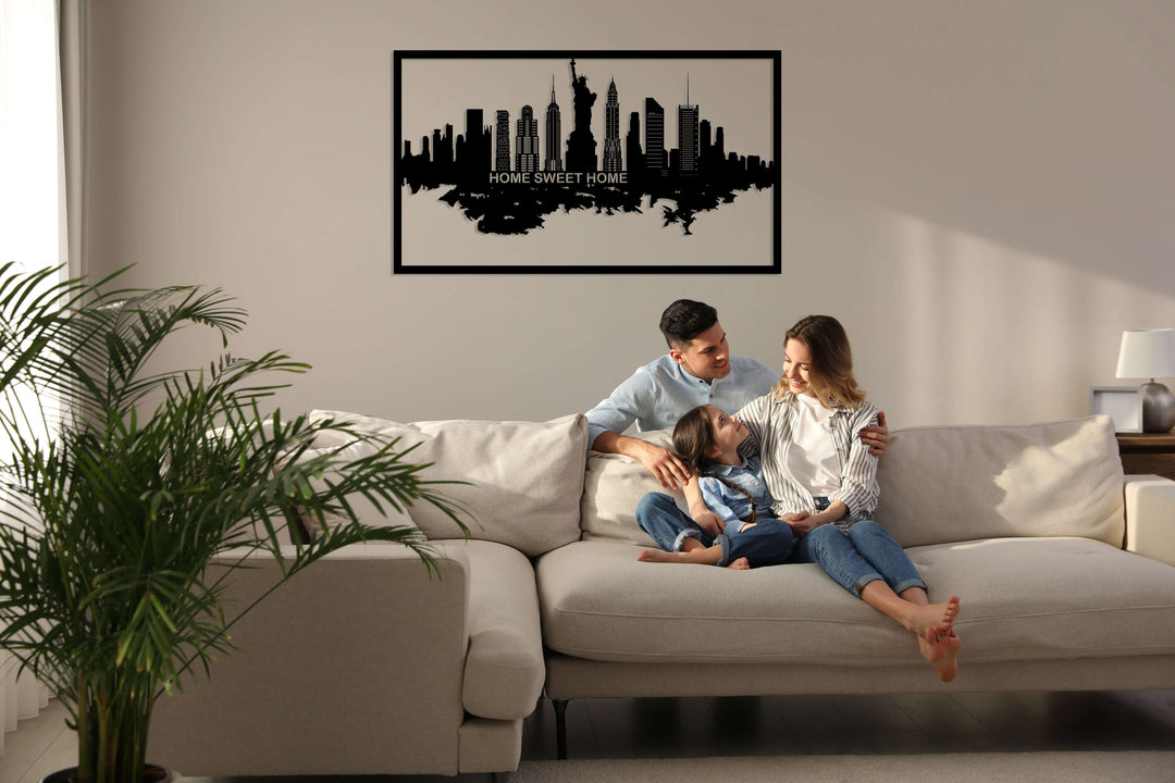 Personalized New York Metal Wall Art - Decor available at Dekadron for $129.90