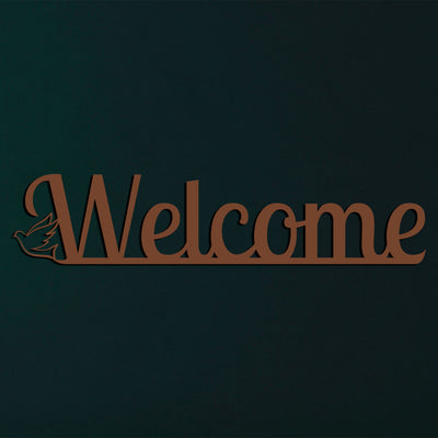 Welcome  Metal Wall Art