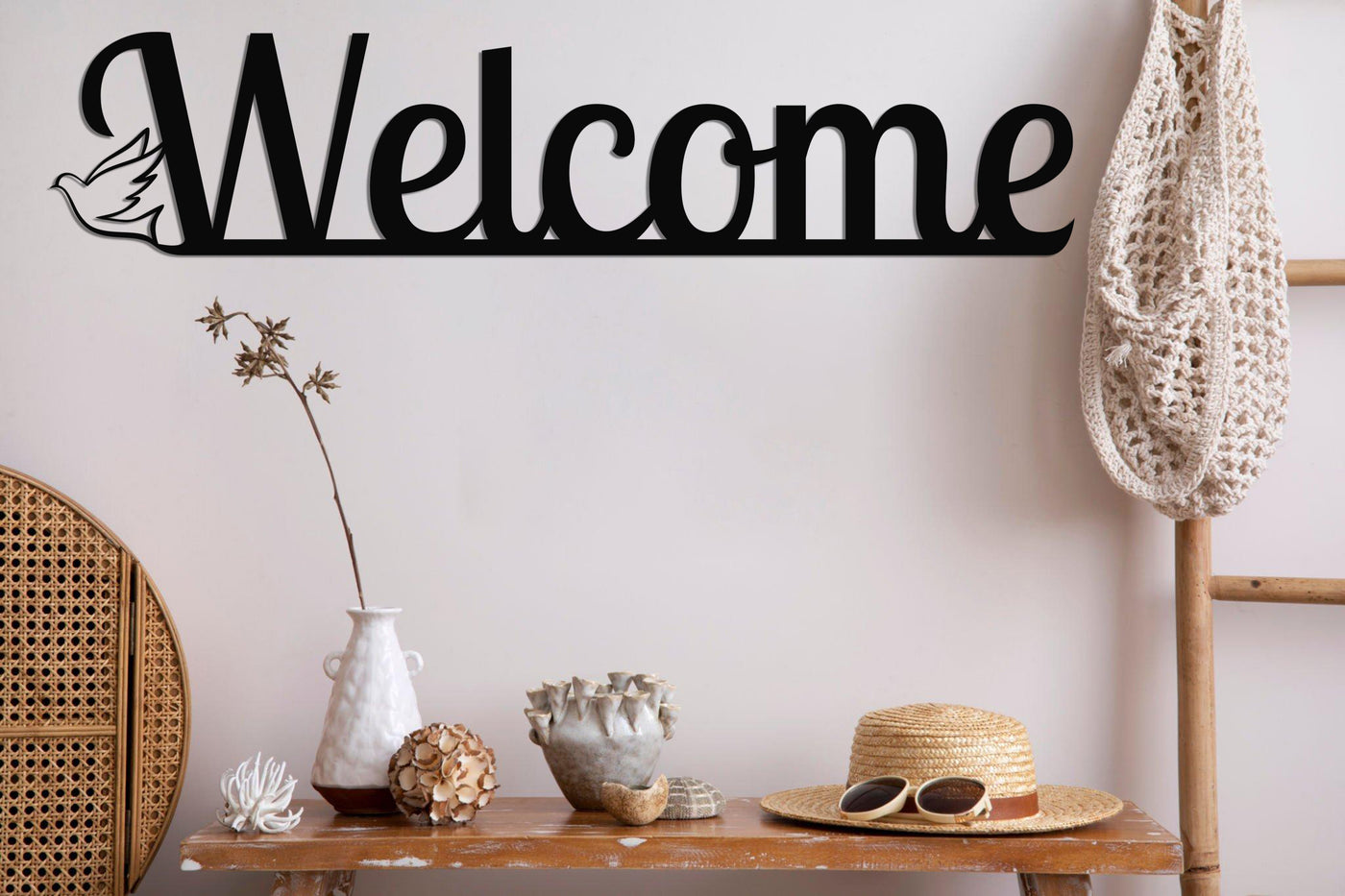 Welcome  Metal Wall Art