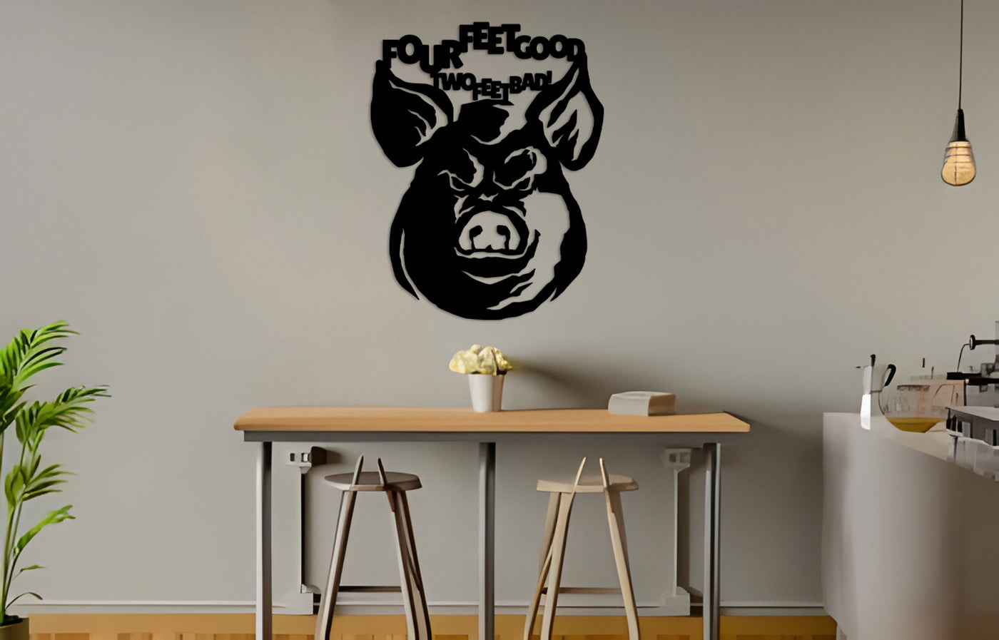 Animal Farm Metal Wall Art