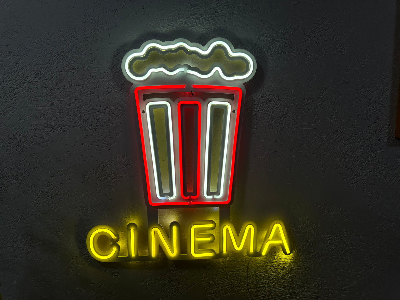 Cinema Neon Metal Wall Art, Neon Sign