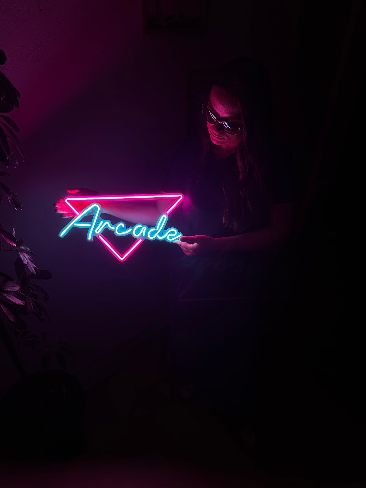 Arcade Neon Metal Sign