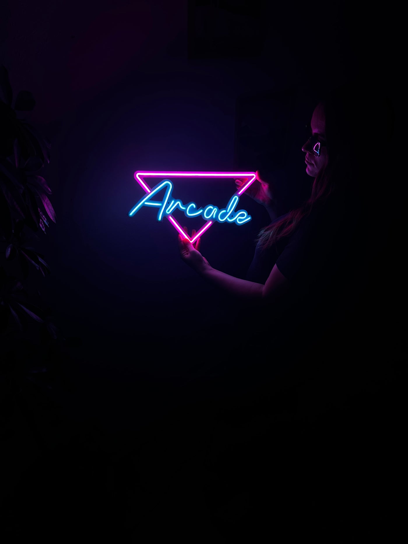 Arcade Neon Metal Sign