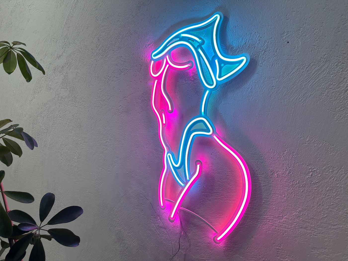 Femme Fatale Neon Metal Sign