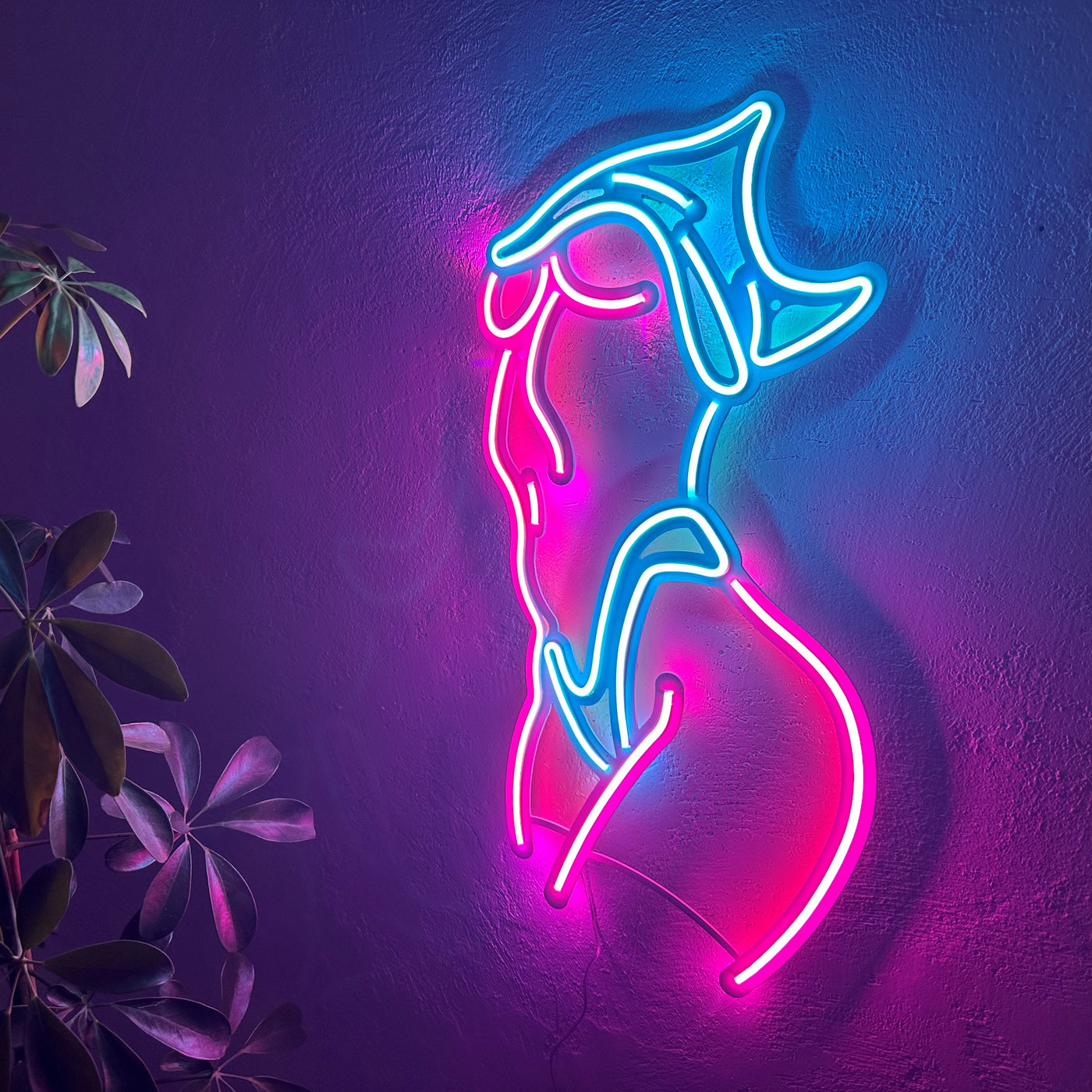 Femme Fatale Neon Metal Sign