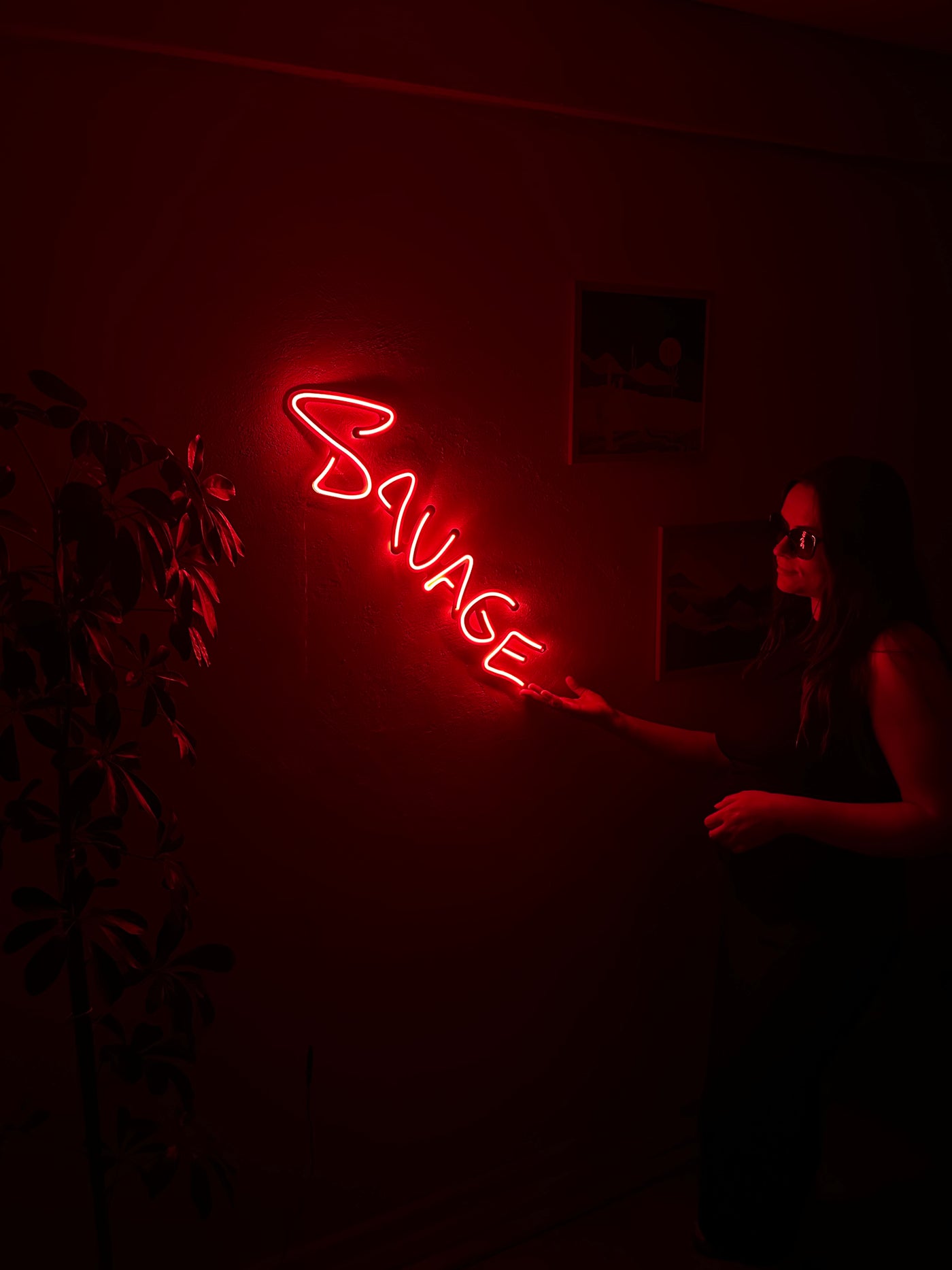 Savage Metal Neon Sign