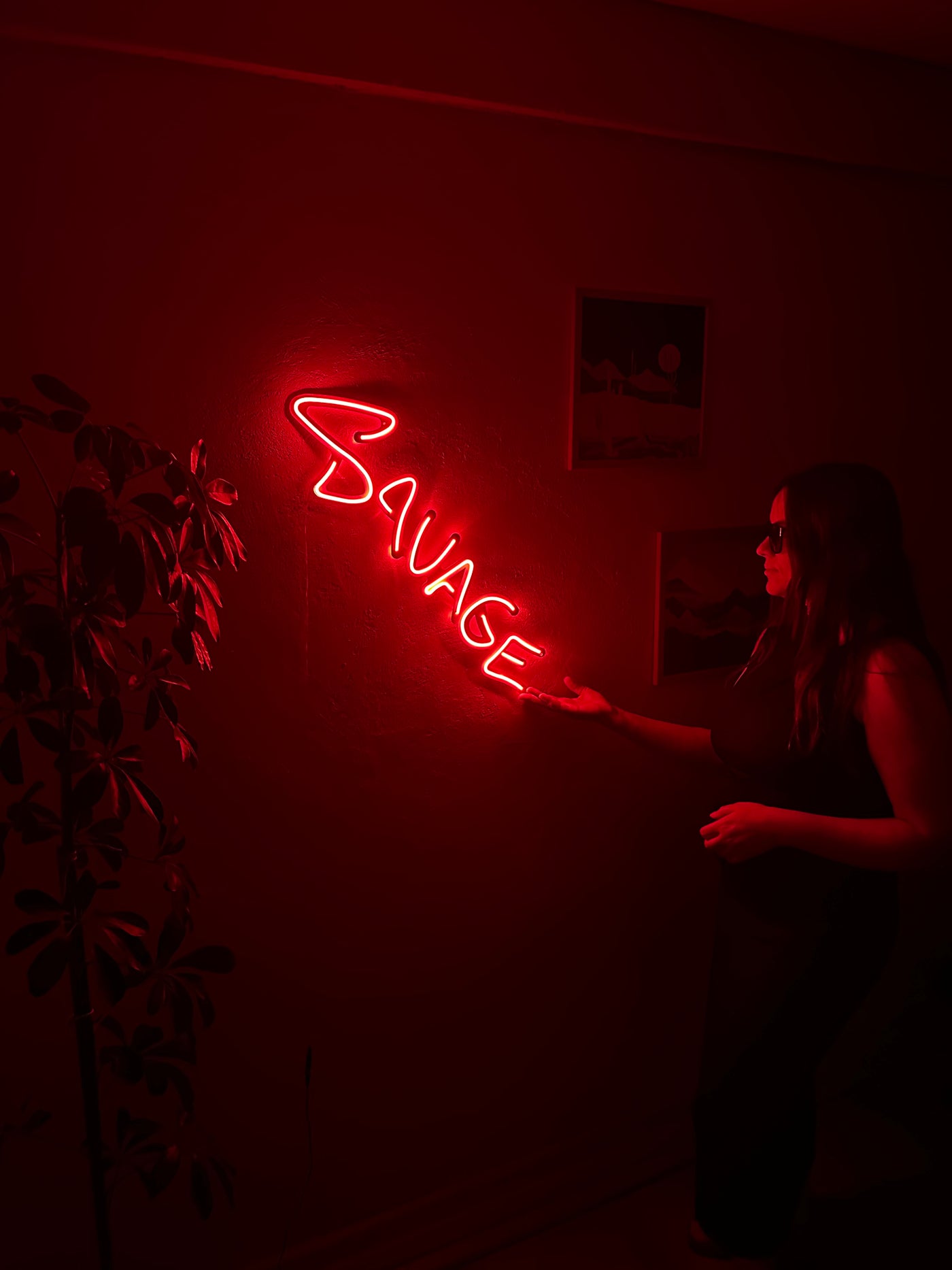 Savage Metal Neon Sign