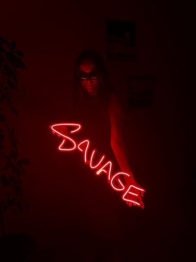 Savage Metal Neon Sign