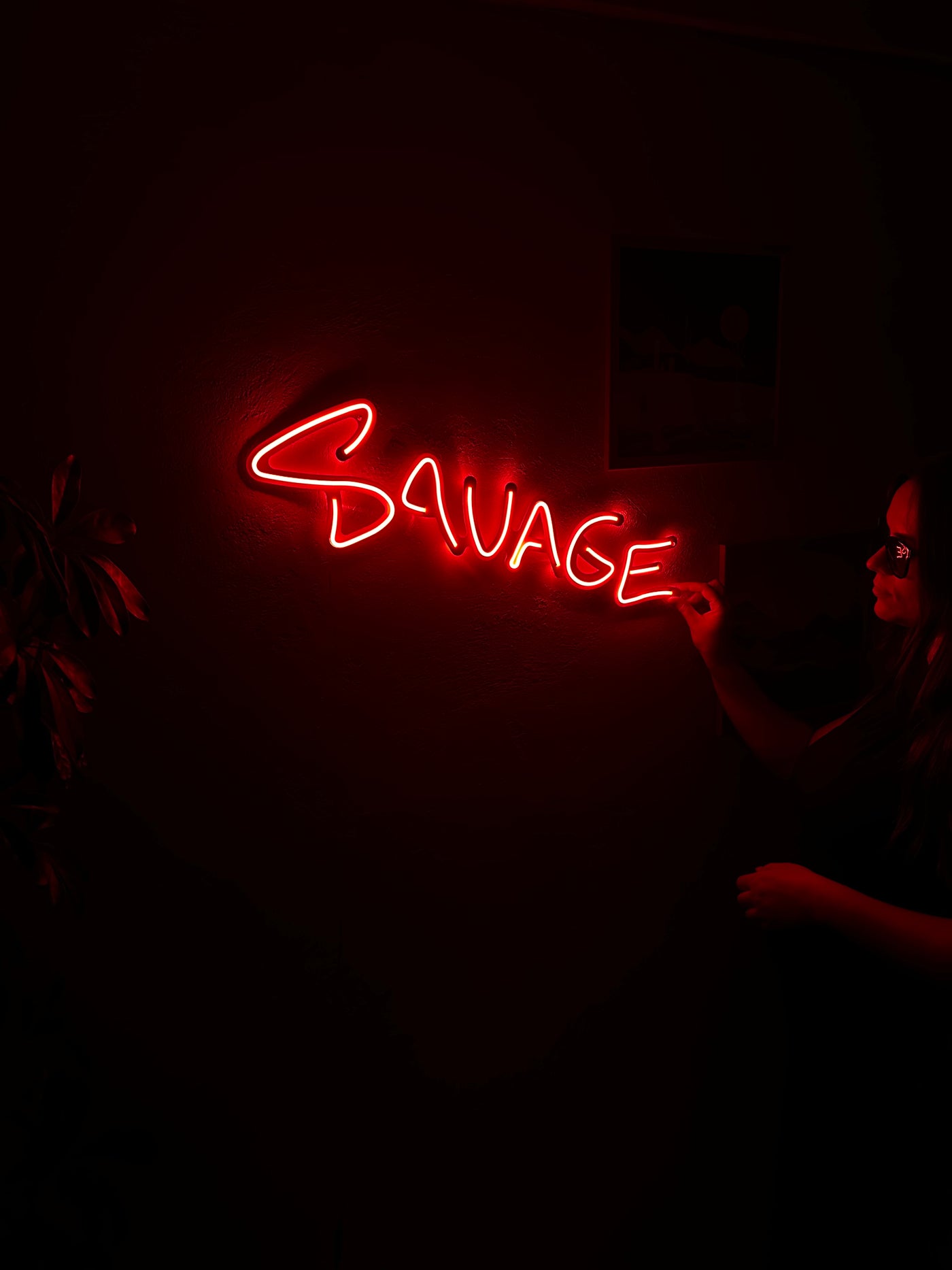 Savage Metal Neon Sign