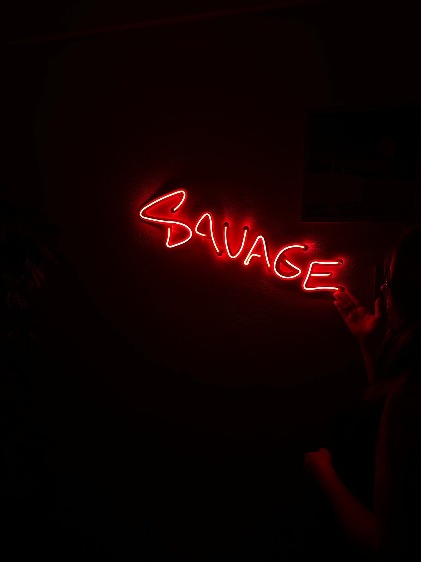 Savage Metal Neon Sign