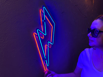 Flash Neon Metal Sign