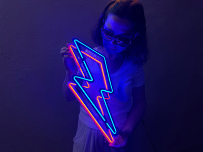 Flash Neon Metal Sign