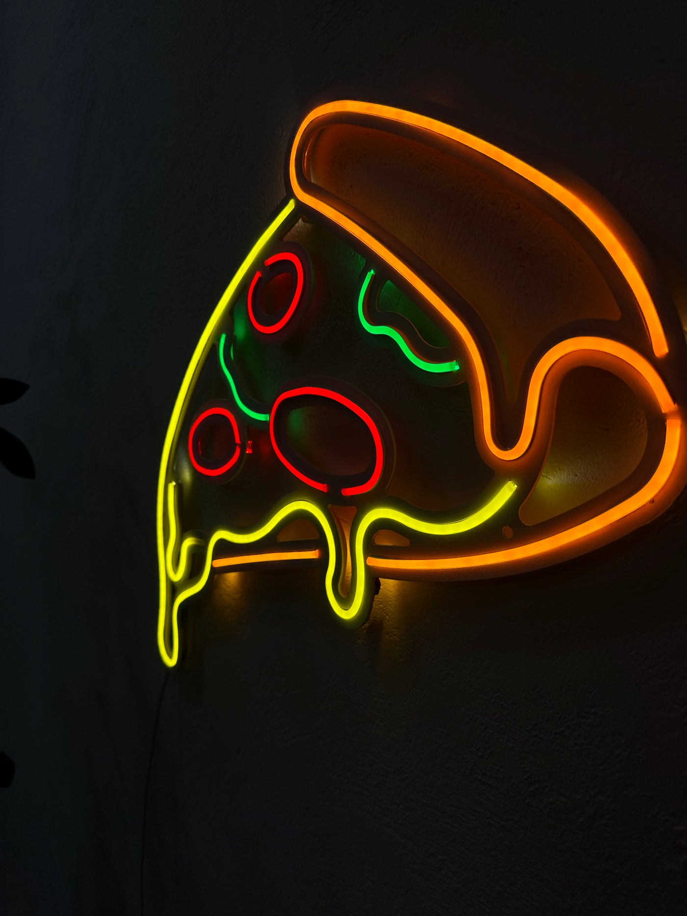 Pizza Neon Metal Sign