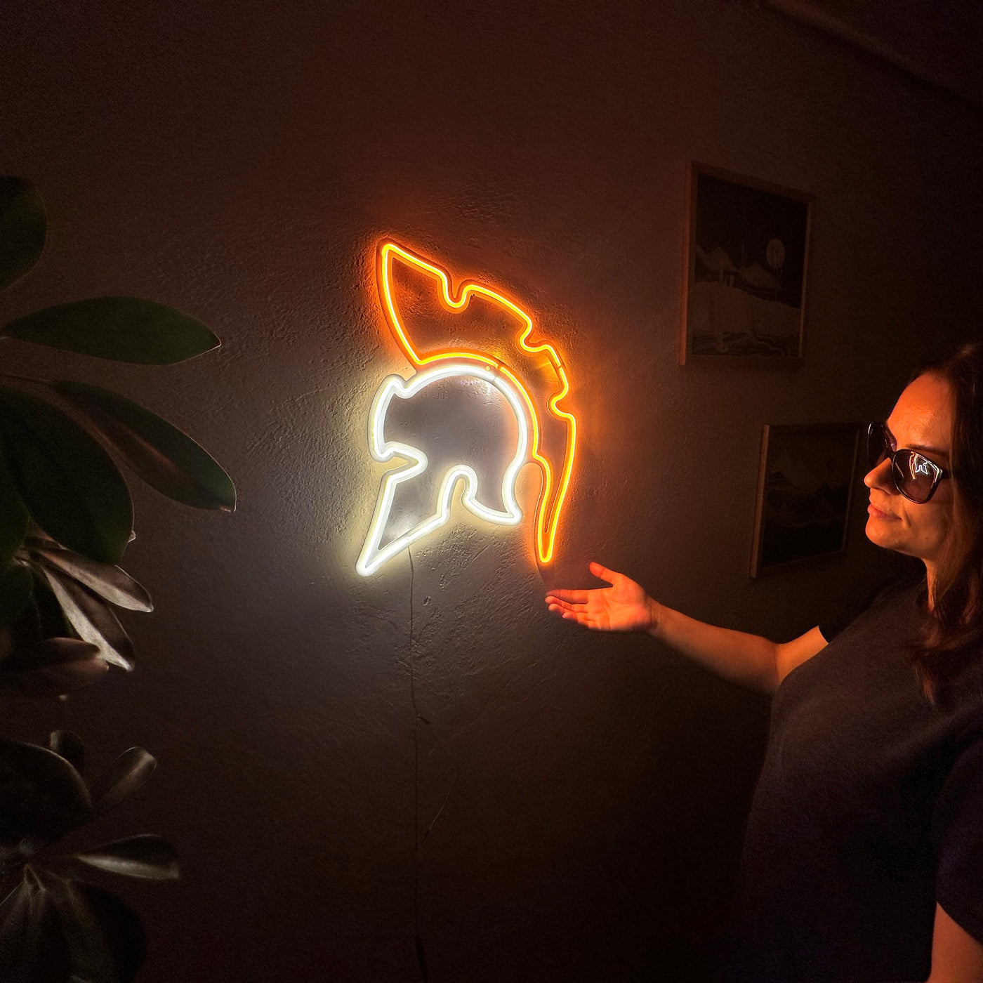 Knight Metal Neon Sign