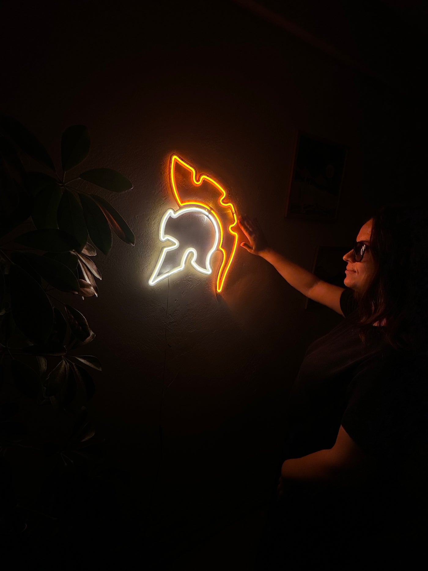 Knight Metal Neon Sign