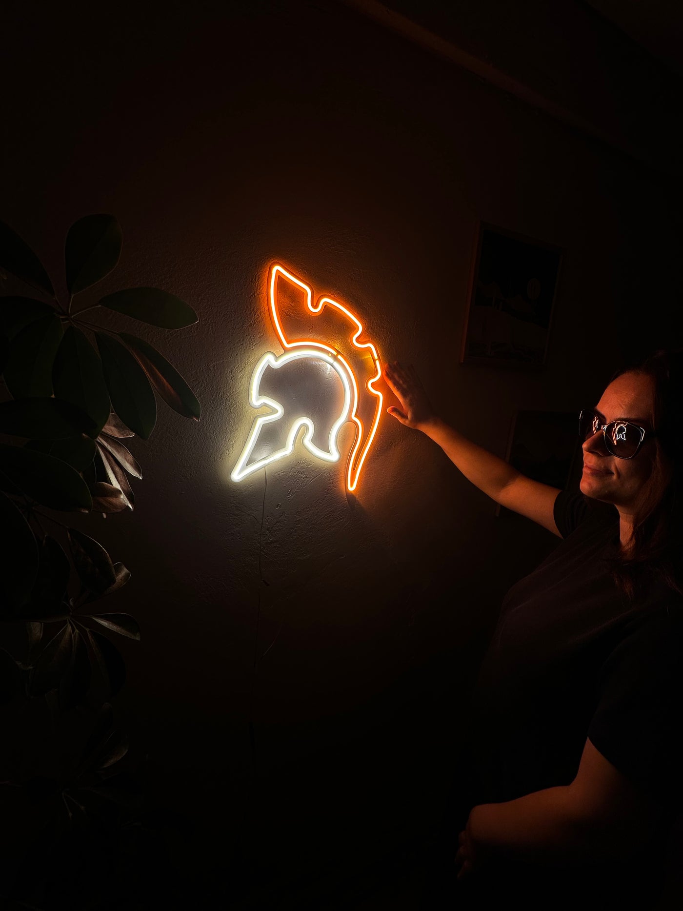 Knight Metal Neon Sign