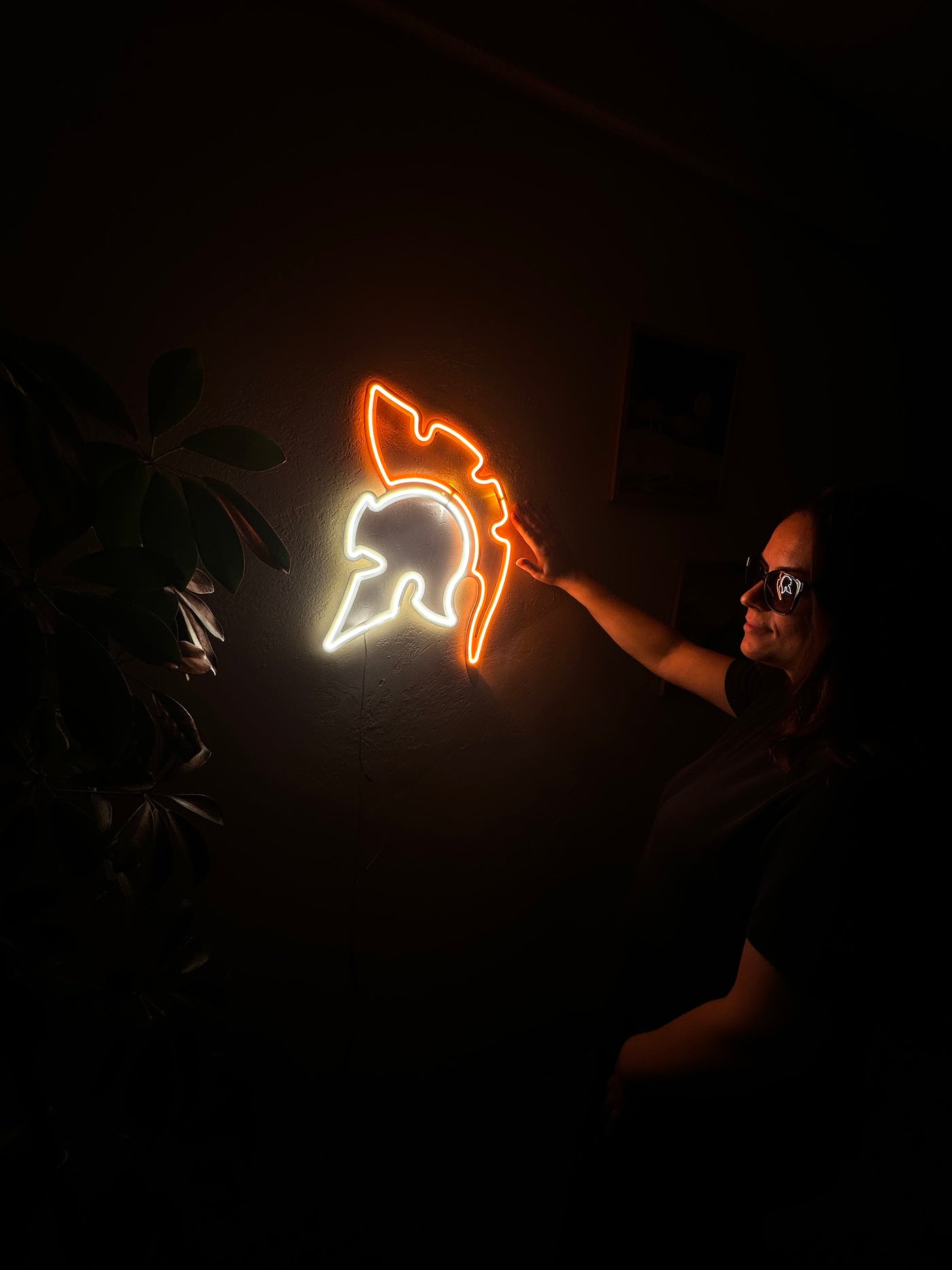 Knight Metal Neon Sign