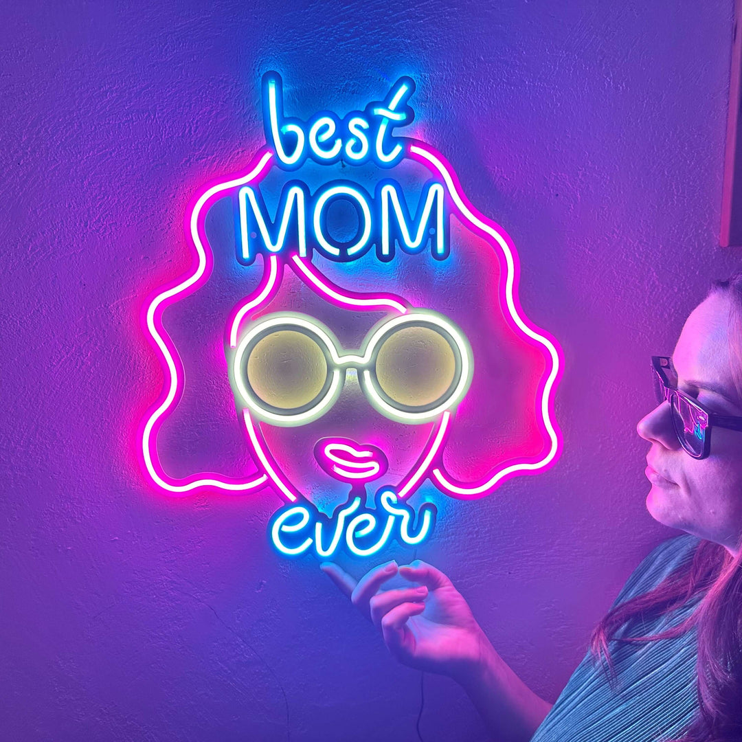 Best Mom Ever Neon Metal Sign - Neon Signs available at Dekadron for $99.00