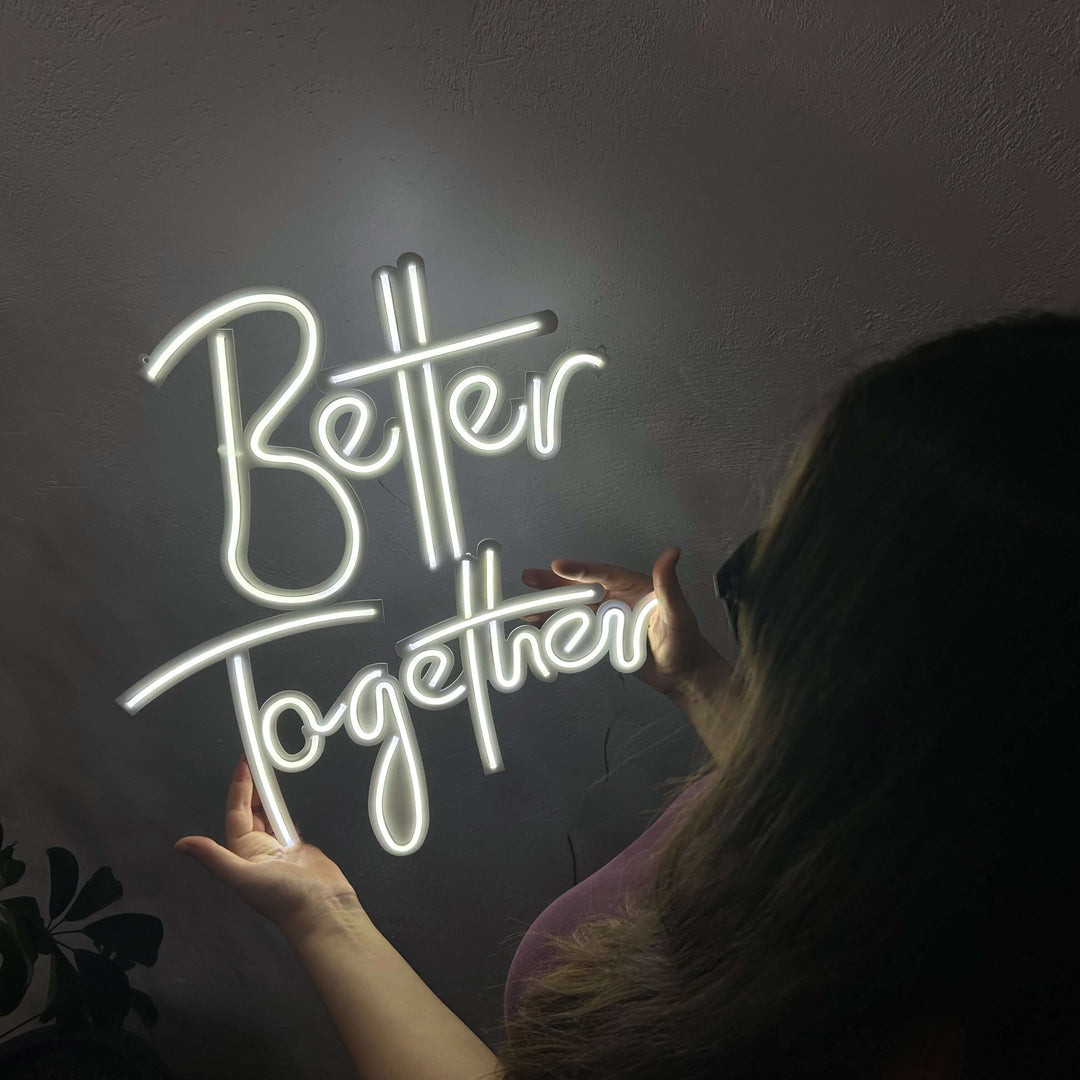 Better Together Neon Metal Sign - Neon Signs available at Dekadron for $129.00