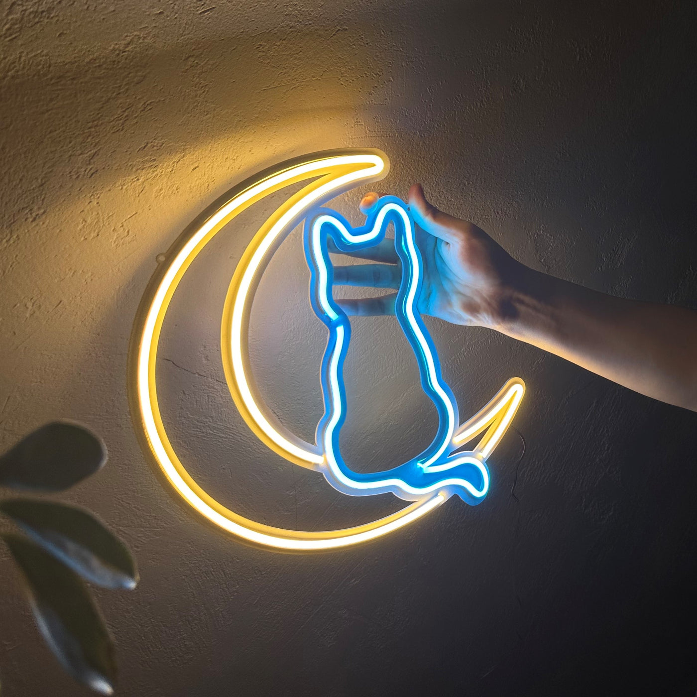 Luna Neon Metal Sign