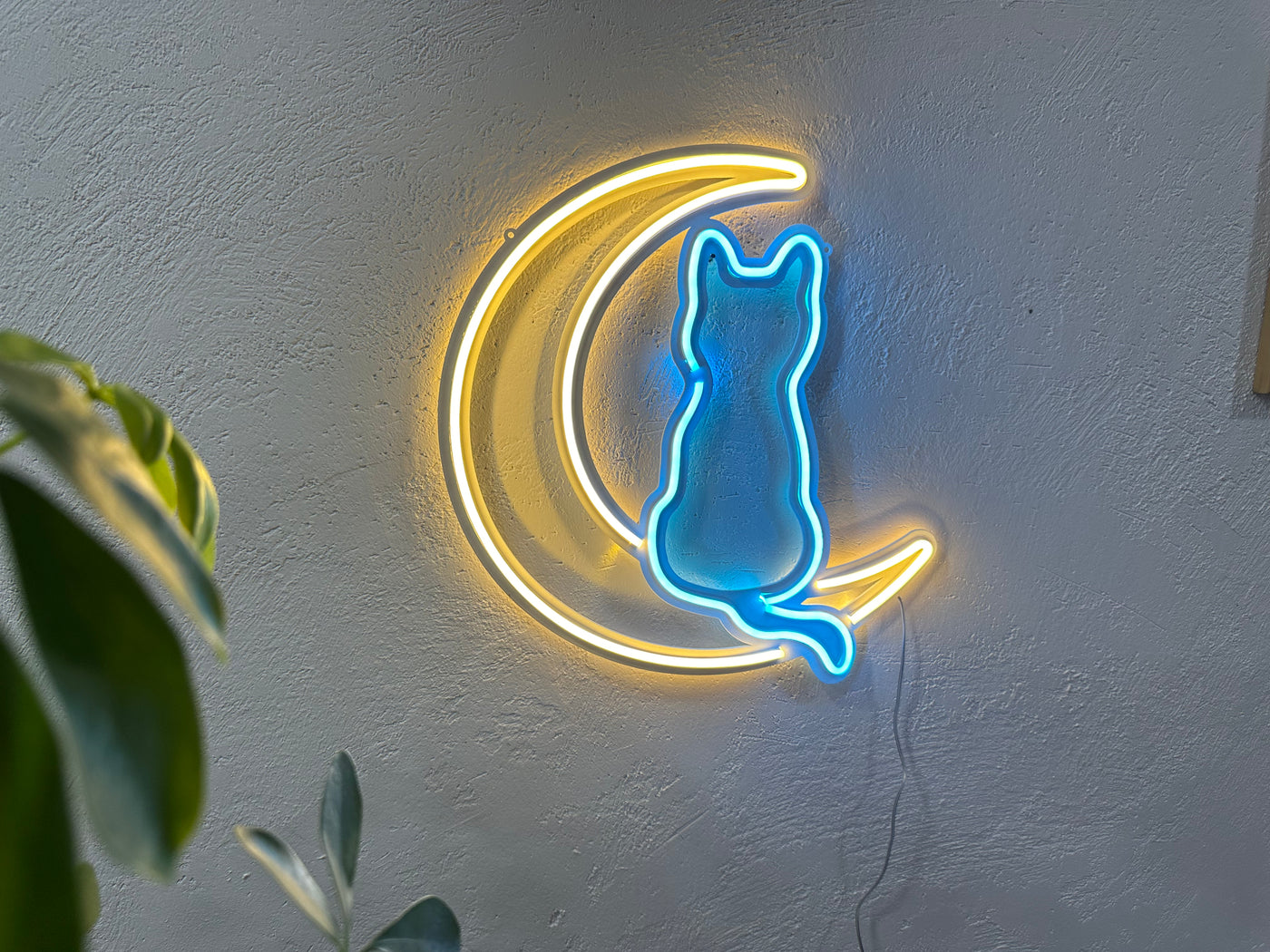 Luna Neon Metal Sign