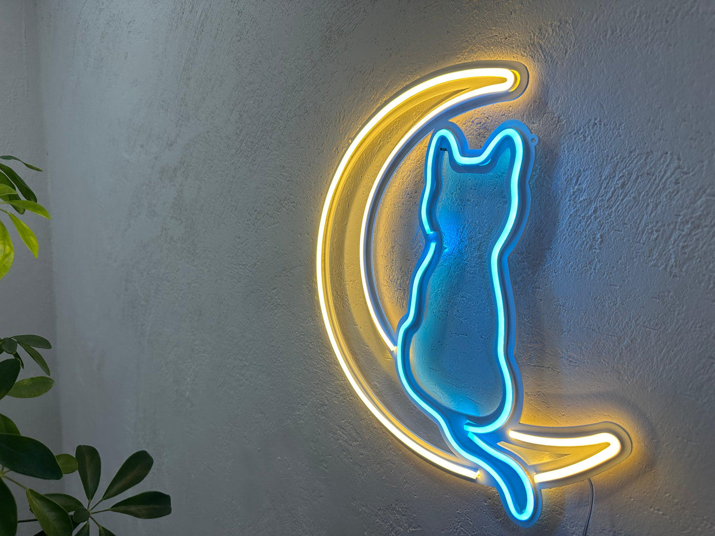 Luna Neon Metal Sign