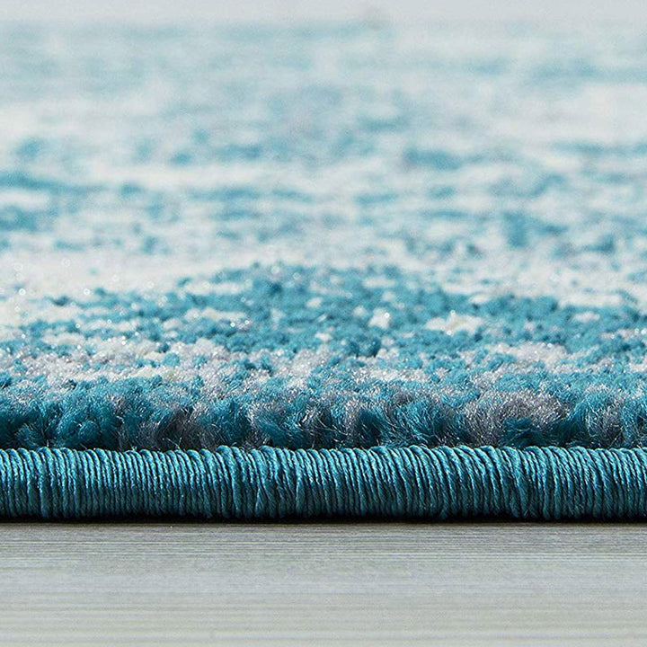 Homeward Collection Non-Skid Area Rug | 5X7 Ft. | Turquoise