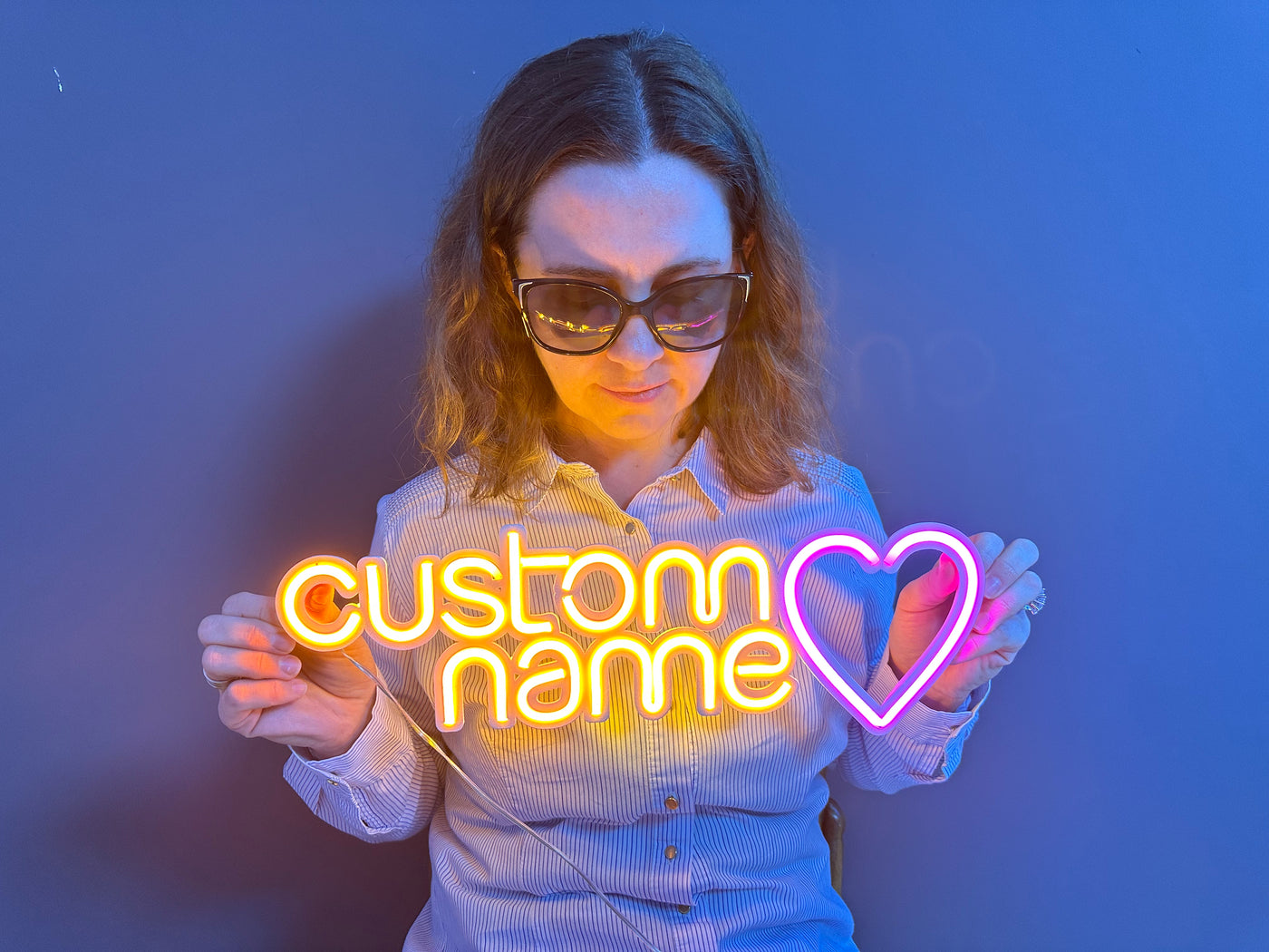 Custom Neon Sign, Neon Metal Wall Art