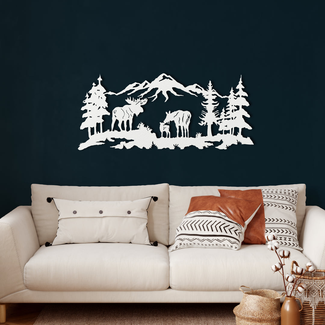 Moose Metal Wall Art - Decor available at Dekadron for $84.90