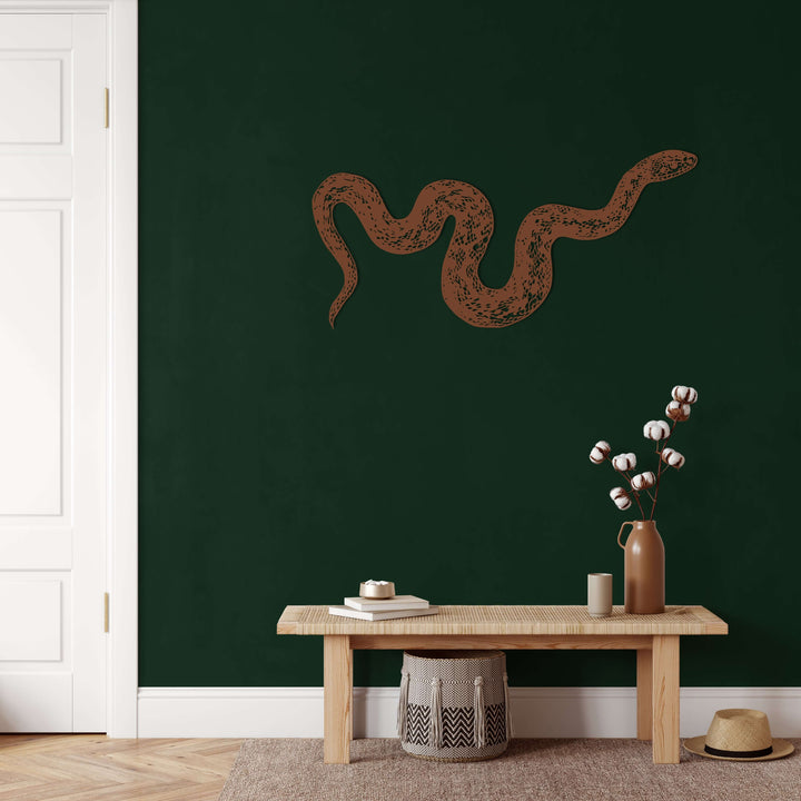 Snake Metal Wall Art - Decor available at Dekadron for $129.90