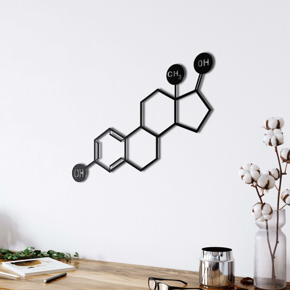 Metal Wall Decor, Cannabidiol CBD Molecule, outlet Metal Wall Art, Symbol Nerd Art, Science Art, Biology Chemistry Art, Cannabis Decor