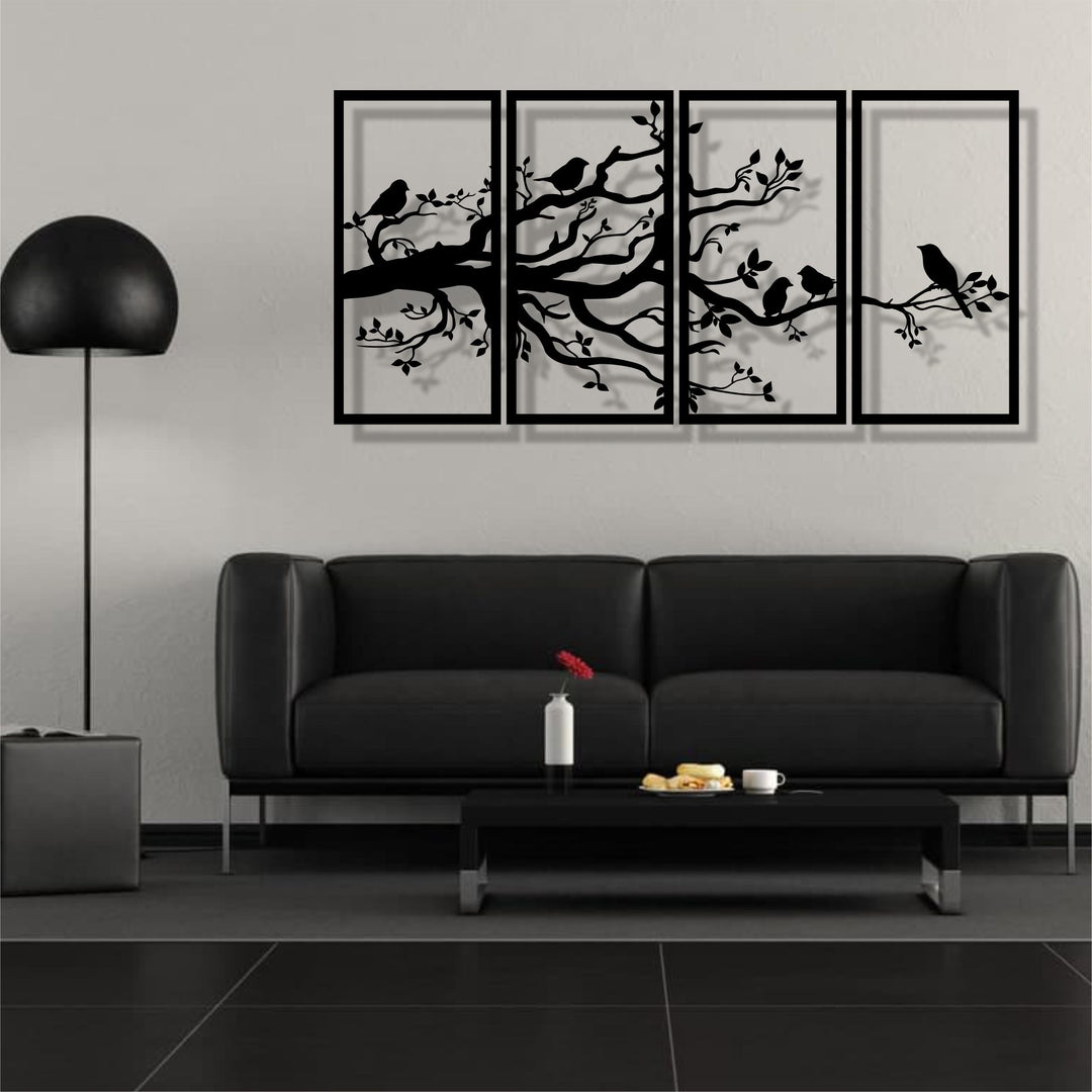 Leafy Branch Metal Wall Art - Decor available at Dekadron for $149.90