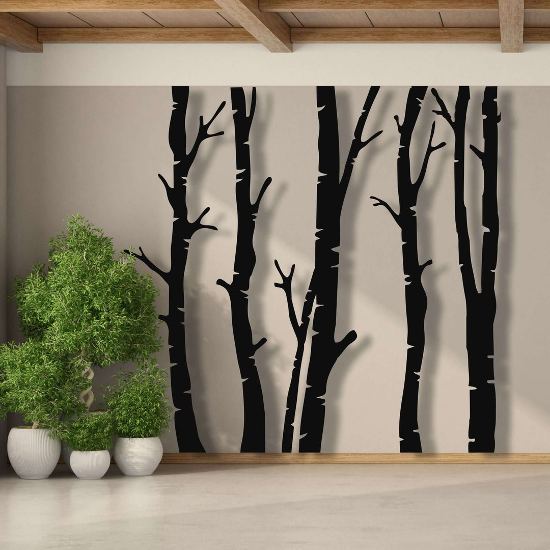 5 Trees Metal Wall Art - Decor available at Dekadron for $149.90