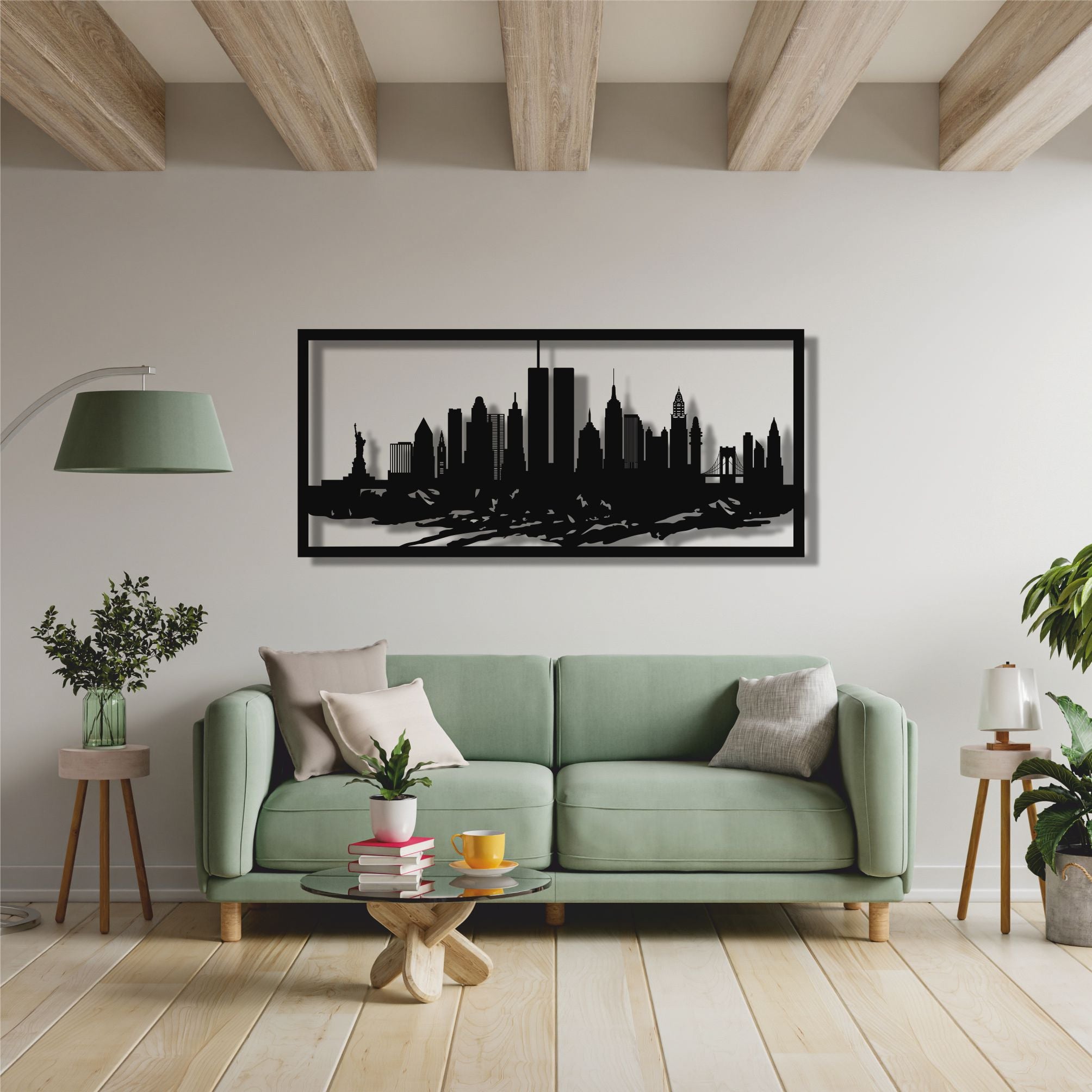 New York Skyline Metal Wall Art – Dekadron