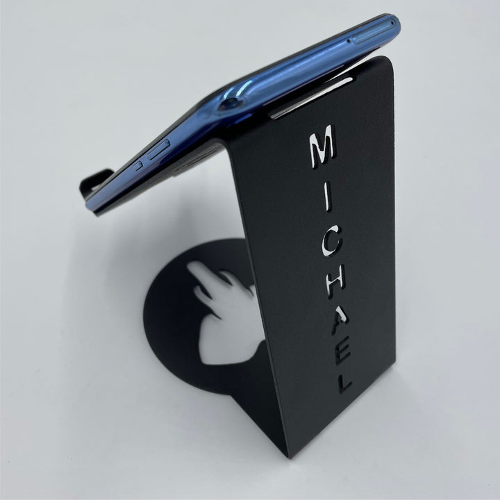 Metal Phone Stand, Personalized Design Cell Phone Holder - Decor available at Dekadron for $49.90