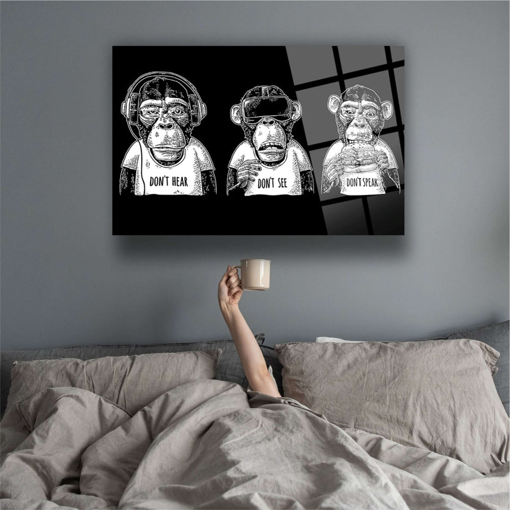 Three Monkey Wall Decor - Artwork available at Dekadron for $99.90