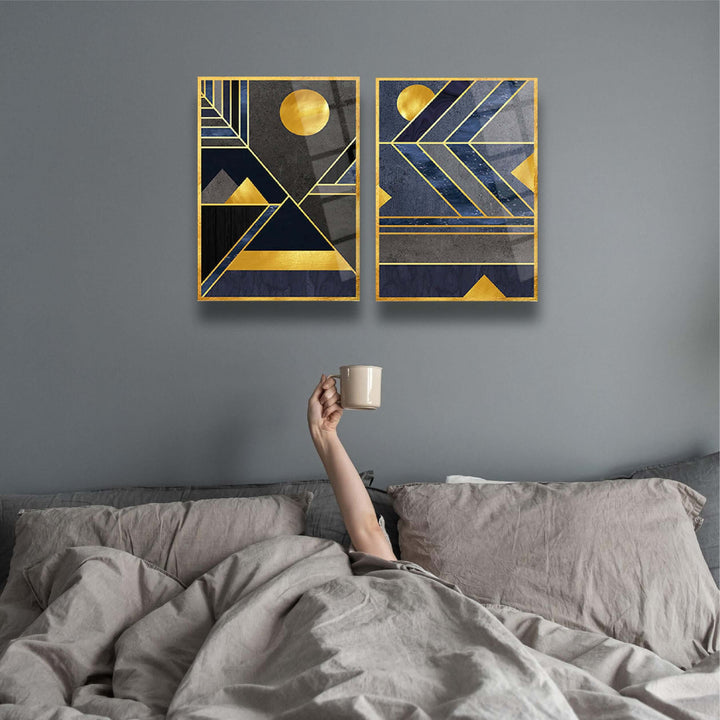 Geometric Design Wall Decor - Artwork available at Dekadron for $199.90